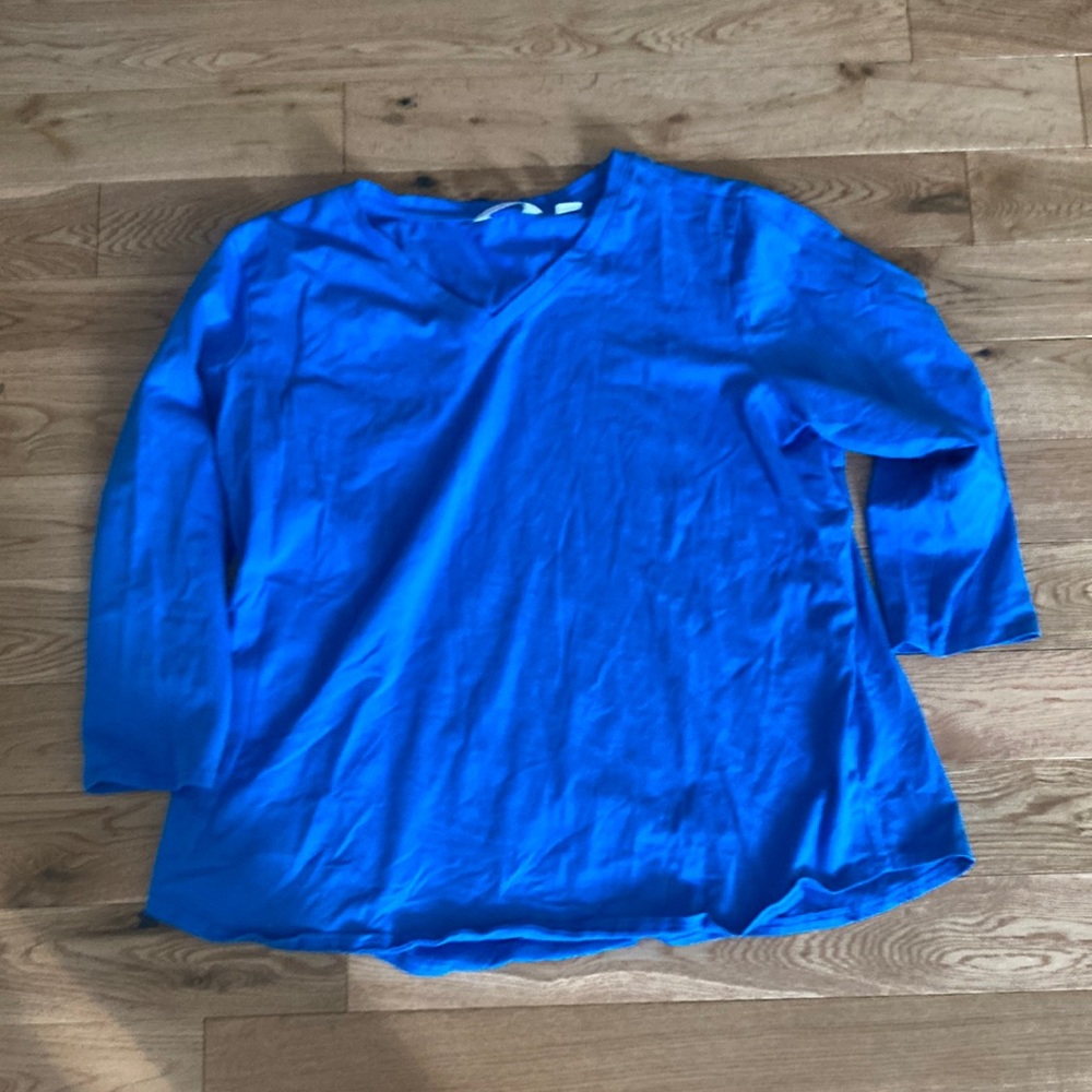 Weatherproof vintage royal blue t shirt